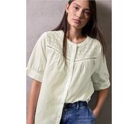 Street One Studio Damen Kurzarmbluse mit Stickerei