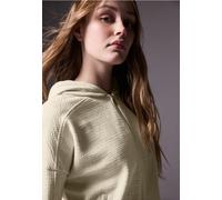 Street One Studio Frauen Kurze Sweatjacke in Beige, Gr: 44