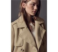 Street One Studio Frauen Kurzer Trenchcoat in Beige, Gr: 44
