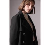 Street One Studio Frauen Kurzer Trenchcoat in Schwarz, Gr: 42