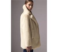 Street One Studio Frauen Kuschelige Jacke in Weiß, Gr: 42