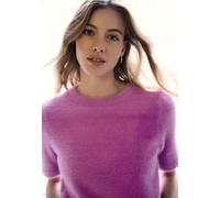 Street One Studio Frauen Kuscheliges Basic Shirt in Pink, Gr: 40