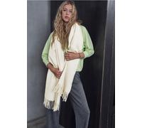 Street One Studio Frauen Kuschliger Strukturschal in Weiß, Gr: One size