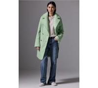 Street One Studio Frauen Mantel in Wolloptik in Grün, Gr: 44