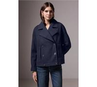 Street One Studio Frauen Oversize Caban Jacke in Blau, Gr: 46