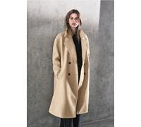 Street One Studio Frauen Oversized Revers-Mantel in Beige, Gr: 44
