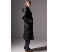 Street One Studio Frauen Steppmantel mit Kapuze in Schwarz, Gr: 34