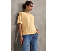 Street One Studio Frauen Strick-Look T-Shirt in Gelb, Gr: 34