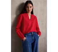 Street One Studio Frauen Tunika mit Stickerei in Rot, Gr: 40