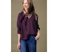 Street One Studio Frauen V-Neck Bluse mit Knöpfen in Lila, Gr: 44