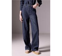 Street One Studio Frauen Weite Jeanshose in Blau, Gr: 34