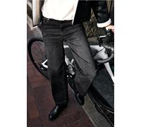 Street One Studio Frauen Wide Leg Jeans in Schwarz, Gr: 33