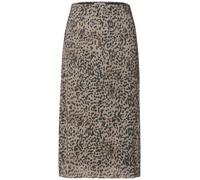 Street One Studio - Gemusterter Mesh-Rock braun - Gr. - 34