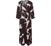 Street One Studio - Gemustertes Maxi-Kleid rot - Gr. - 40