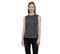 Street One Studio Frauen Glitzerndes Strick-Look Top in Grau, Gr: 46