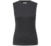 Street One Studio Frauen Glitzerndes Strick-Look Top in Grau, Gr: 40