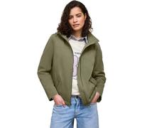 Parka STREET ONE STUDIO, Damen, Gr. 44, lichen grün, Web, Obermaterial: 53% Baumwolle, 40% Polyester, 7% Nylon; Futter: 100% Polyester, unifarben, normal normal, ohne Ausschnitt, abgesteppt, Jacken Pa