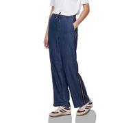 Street One Studio Frauen Jeans mit Gallonstreifen in Blau, Gr: 26