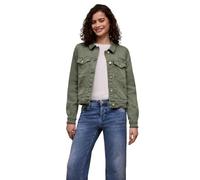 Street One Studio Jeansjacke Damen Cropped Fit mit Knöpfen Olive Washed Gr. 42