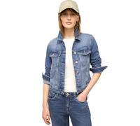 Jeansjacke STREET ONE STUDIO, Damen, Gr. 36, medium blau wash, Jeans, 98% Baumwolle, 2% Elasthan, unifarben, normal normal, V-Ausschnitt, abgesteppt, Jacken Jeansjacke, im Denim-Style (29787112-36) me