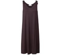 Street One Studio Damen 1408798 Jersey-Kleid mit Knoten, Fudge red, 34