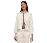 Street One Studio Langarm Overshirt mit Embroidery Ecru Washed 40