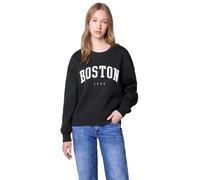 Street One Studio Frauen Loose Fit Sweatshirt in Schwarz, Gr: 36