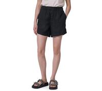 Shorts STREET ONE STUDIO, Damen, Gr. 46, schwarz, Stoff, 100% Leinen, unifarben, loose fit kurz, Hosen, mit seitlichen Einschubtaschen (59534933-46) schwarz