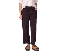 Culotte STREET ONE STUDIO, Damen, Gr. 44, Länge 28, lila (very berry), Stoff, 100% Viskose, loose fit knöchelfrei, Hosen Culotte, mit Leo-Muster (67092543-44) very berry