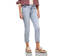 Mid Waist Slim Leg Jeans im Casual Fit