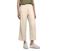 Stoffhose STREET ONE STUDIO, Damen, Gr. 40, Länge 26, stone sand, Stoff, 70% Viskose, 25% Polyester, 5% Elasthan, unifarben, comfort fit 7/8-Länge, Hosen Stoffhose, Middle Waist (56992668-40) stone sa