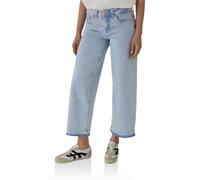 Street One Studio Mid Waist Wide Leg Jeans mit Ziersaum Ultra Bleached Wash 33