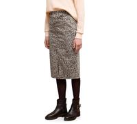 Street One Studio Frauen Midi-Rock in Beige, Gr: 44
