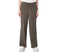 Street One Studio Damen F378706 Musselin Wide Leg Hose, Acron Brown, 38W / 30L
