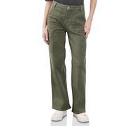 Street One Studio Straight Leg Cargo Hose Deep Olive Washed 30