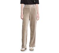 Cordhose STREET ONE STUDIO, Damen, Gr. 44, Länge 30, tan braun, Web, 65% Baumwolle, 33% Polyester, 2% Elasthan, unifarben, comfort fit lang, Hosen, High Waist (68732442-44) tan braun