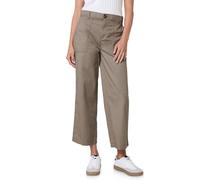 Cargohose STREET ONE STUDIO, Damen, Gr. 46, Länge 28, schwarz sandshell beige, Web, 98% Baumwolle, 2% Elasthan, unifarben, normal knöchelfrei, Hosen Cargohose, aus Baumwolle mit Stretchanteil (7982925