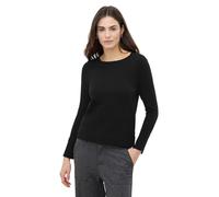 Strickpullover STREET ONE STUDIO, Damen, Gr. 36, schwarz, Stoff, 30% Polyester, 27% Polyacryl, 23% Polyamid, 20% Viskose, unifarben, comfort fit normal, Rundhals, Rippbündchen, Pullover Strickpullover