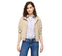 Sweatjacke STREET ONE STUDIO, Damen, Gr. 36, stone sand, Sweatware, 48% Polyester, 45% Modal, 7% Elasthan, unifarben, normal normal, ohne Ausschnitt, Bündchen, Sweatjacken Sweatjacke, mit Kapuze (5701