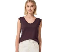 Street One Studio Top mit V-Neck und Rüschen