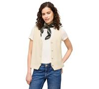 Street One Studio Weste mit V-Neck und Knopfleiste Soft beige 40