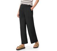 Culotte STREET ONE STUDIO, Damen, Gr. 42, Länge 28, schwarz, Stoff, 100% Viskose, unifarben, loose fit knöchelfrei, Hosen Culotte, mit Wide Legs (72650547-42) schwarz