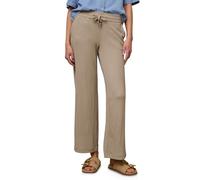 Culotte STREET ONE STUDIO, Damen, Gr. 36, Länge 30, silent sand, Stoff, 79% Polyester, 20% Viskose, 1% Elasthan, unifarben, loose fit lang, Hosen Culotte, Middle Waist (50310619-36) silent sand
