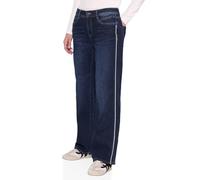 Loose-fit-Jeans STREET ONE STUDIO, Damen, Gr. 30, Länge 30, dunkelblau washed, Jeans, 72% Baumwolle, 25% Polyester, 3% Elasthan, unifarben, lang, Jeans, Middle Waist (97750750-30) dunkelblau washed