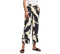 Street One Hose Style Emee A379189 – Gemusterte Wide-Leg, Whale Tail Grau, Größe 34