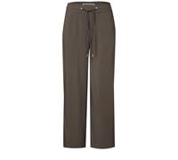 Street One Wide Leg Hose Emee SOLID HW Braun Größe 34/26
