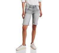Street One Damen A378568 Bermudas/Shorts, Light Grey Random Washed, 31