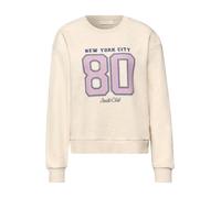 Street One - Sweatshirt mit Artwork beige - Gr. - 36