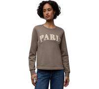 Street One Sweatshirt mit Wording Light Terra Mocha 46
