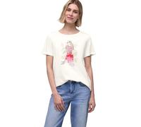 Street One T-Shirt mit Print Off White 44